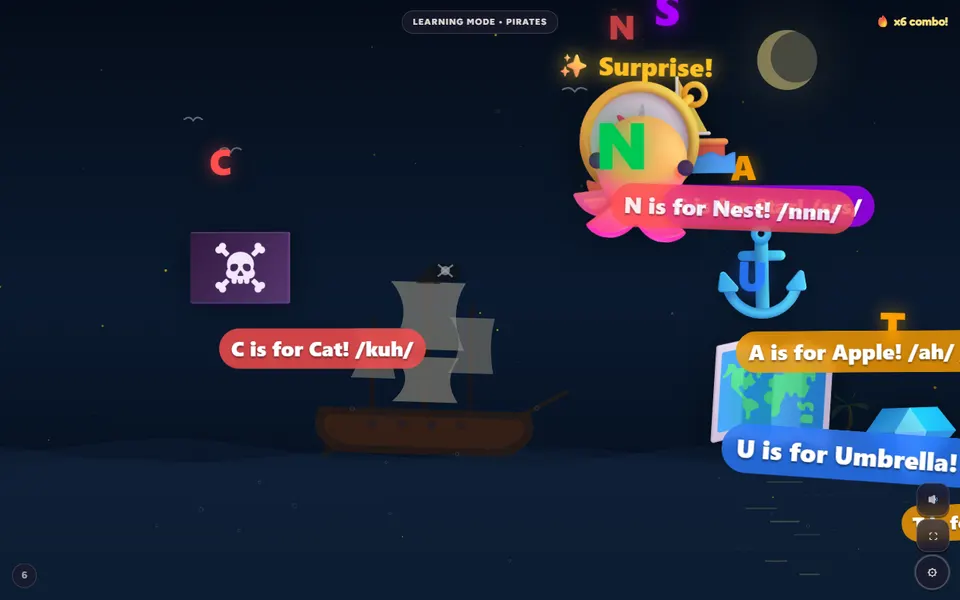 Pirates world in Little Keys during play